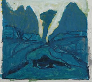 Hans Ebeling Koning - Landschap met oog kopen? Bied vanaf 50!