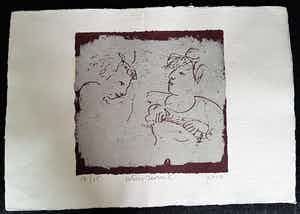 Wim Zurne - zeefdruk op mooi papier uit de box Dodemont verkocht voor € 45!