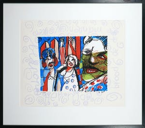 Herman Brood - Zeefdruk, Singer - Ingelijst kopen? Bied vanaf 250!