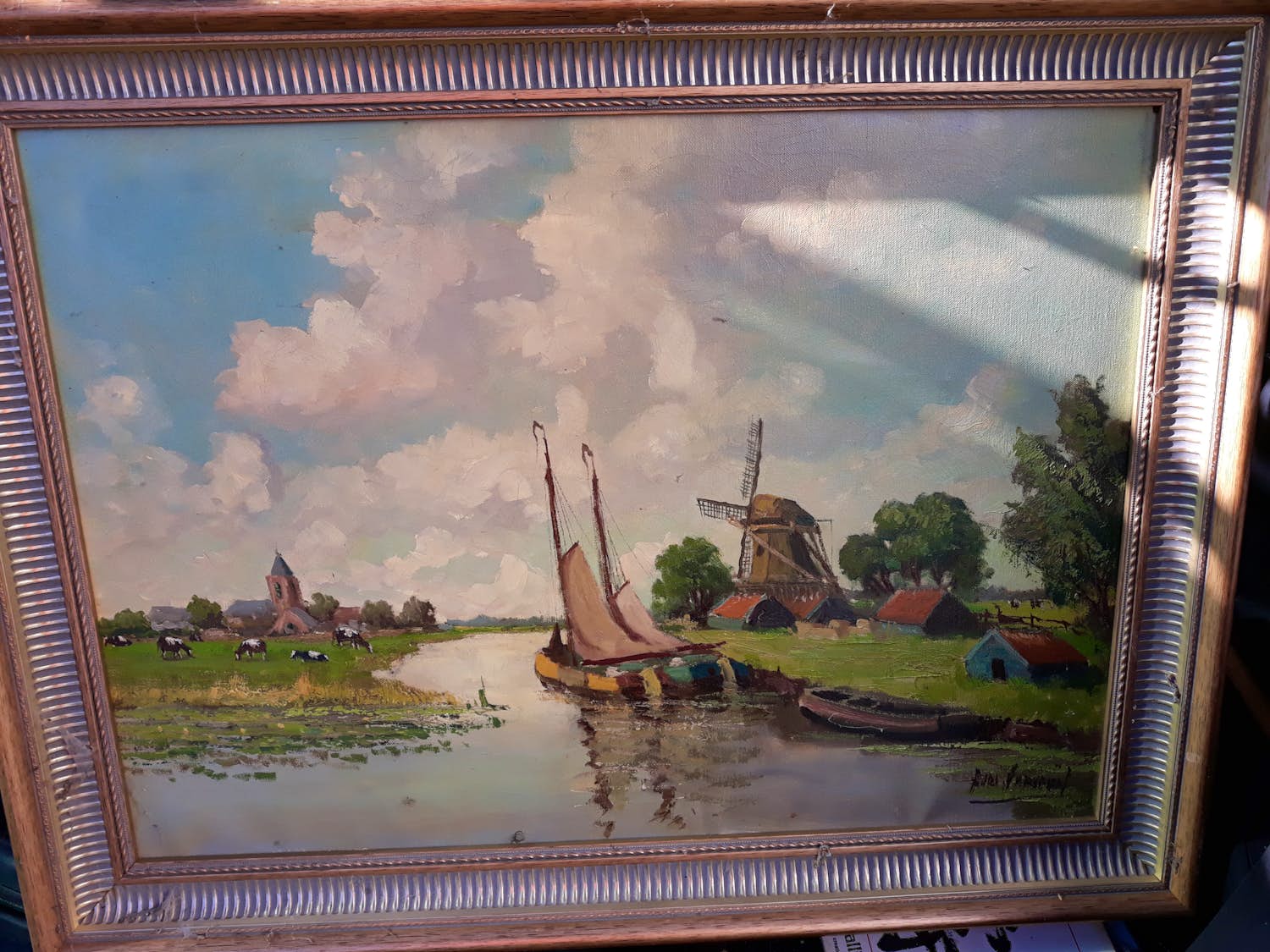 Adri Verveen - Hollands landschap kopen? Bied vanaf 100!