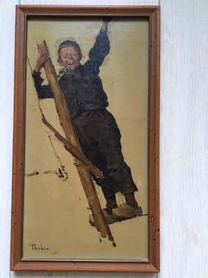 Willem Bastiaan Tholen - Jongen op de uitkijk verkocht voor € 800!