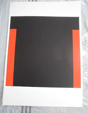 Esto Stobinski - Geometrisch abstract, zeefdruk kopen? Bied vanaf 35!