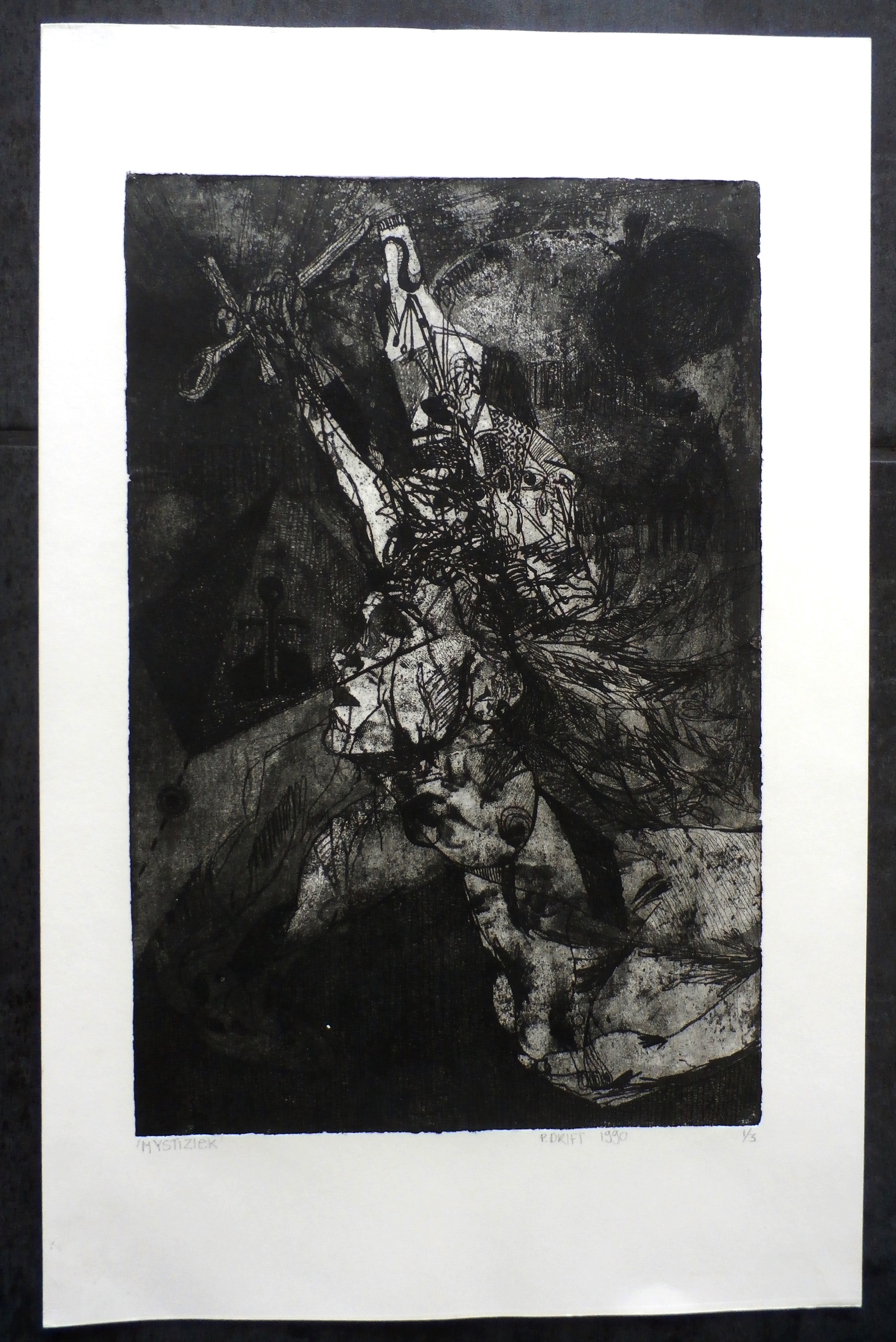 Pieter Drift - ets: Mystiziek - 1990 kopen? Bied vanaf 35!