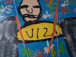 Espen Hagen - V12 - gemengde techniek - doek - 2007 - gesigneerd kopen? Bied vanaf 1!