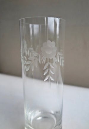 Walther glas - Schaal en servethouder - Kristalglas en Kristallen Vaas - Floraal decor kopen? Bied vanaf 10!