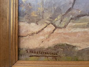 Auguste J.H. Van Steenacker - Besneeuwde boom kopen? Bied vanaf 35!