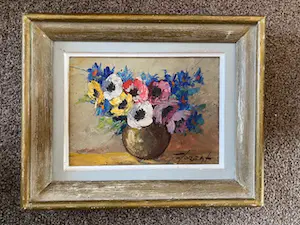 Niet of onleesbaar gesigneerd - boeket met korenbloemen kopen? Bied vanaf 1!