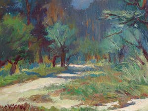 Klaas Pijlman - Olieverf op canvasboard , Cornetta, Italië - gesigneerd & ingelijst – 1980 kopen? Bied vanaf 35!