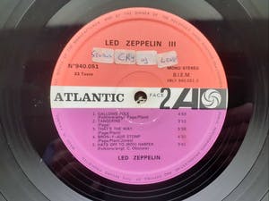 Led Zeppelin - Led Zeppelin III kopen? Bied vanaf 10!