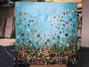 Gena - Flowers Blue kopen? Bied vanaf 250!