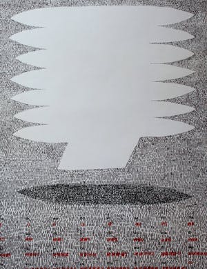 Geertjan van Oostende - Zeefdruk: vallende bladeren (Gelderse kustkalender 1973) kopen? Bied vanaf 25!