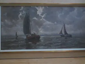 Willem Jansen - (1923-1992) Riviergezicht Dordrecht kopen? Bied vanaf 150!