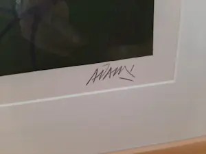 Valerio Adami - Zeefdruk, titel, La Source. Groot werk kopen? Bied vanaf 80!