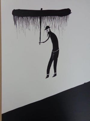 Henk Visch - ZWARTE FIGUUR / ZW-W LITHO / 50x35cm / SIG kopen? Bied vanaf 45!