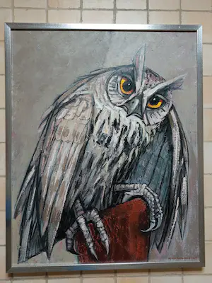 Alfons Van Meirvenne - Haasdonk ( Beveren ) uil TOPWERK olie op doek Prijs van Rome kopen? Bied vanaf 1300!