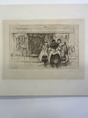 Anton Pieck - Figuren in de Jordaan, Amsterdam, eigen druk, handgesigneerd kopen? Bied vanaf 120!