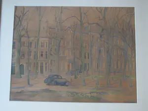 Cees Bolding - Lange Voorhout Den Haag, voorjaar 1938 kopen? Bied vanaf 150!