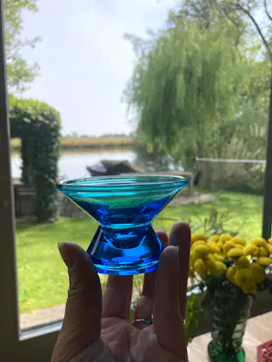 Iittala - Set van 2 Iittala Finland, Kartio kandelaars blauw - door Kaj Franck kaufen? Bieten Sie von 29!