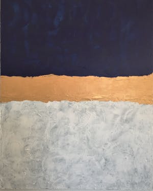 John Foppen - Composition in BWRGold......#K02.XL. GROOT. kopen? Bied vanaf 189!