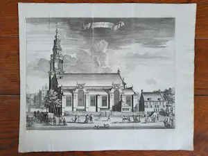 Caspar Commelin - Amsterdam, Zuiderkerk - C Commelin - 1693 kopen? Bied vanaf 50!