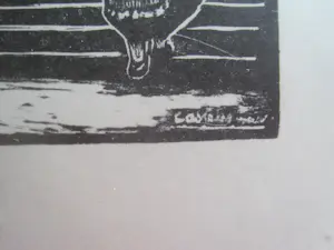 Juan Castells Marti - 2 x houtsnede stadsgezichten. kopen? Bied vanaf 30!