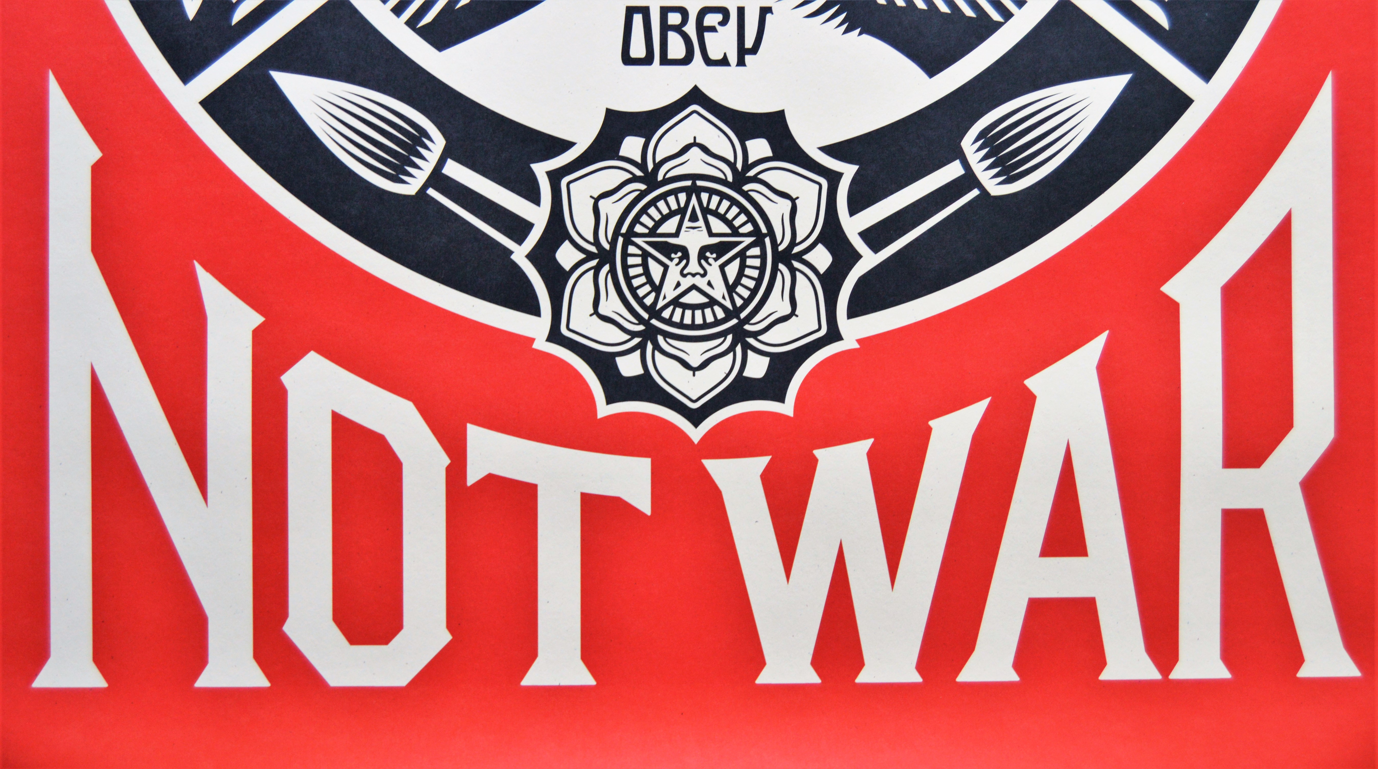 Shepard Fairey - Litho - Make Art Not War - gesigneerd kopen? Bied vanaf 119!