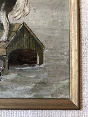 Niet of onleesbaar gesigneerd - Honden tijdens de watersnoodramp kopen? Bied vanaf 1!