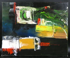 Christian Vogel - Acryl op doek, Abstraction kopen? Bied vanaf 1!