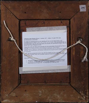 Jan Theuns - Olieverf op paneel, Man met pijp - Ingelijst kopen? Bied vanaf 100!