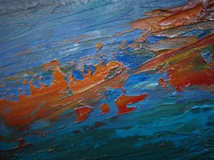 Niet of onleesbaar gesigneerd - Interessant omstreeks 1960 geschilderd Expressionistisch Olieverf kopen? Bied vanaf 10!