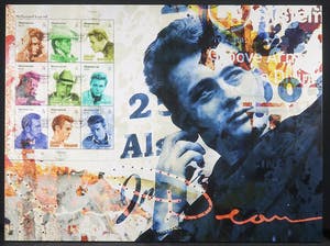 Karin Vermeer - Gemengde techniek op doek, James Dean - Ingelijst kopen? Bied vanaf 100!