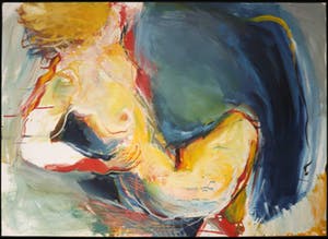 Franscz Witte - Olieverf op papier, Naakt (Groot) kopen? Bied vanaf 90!