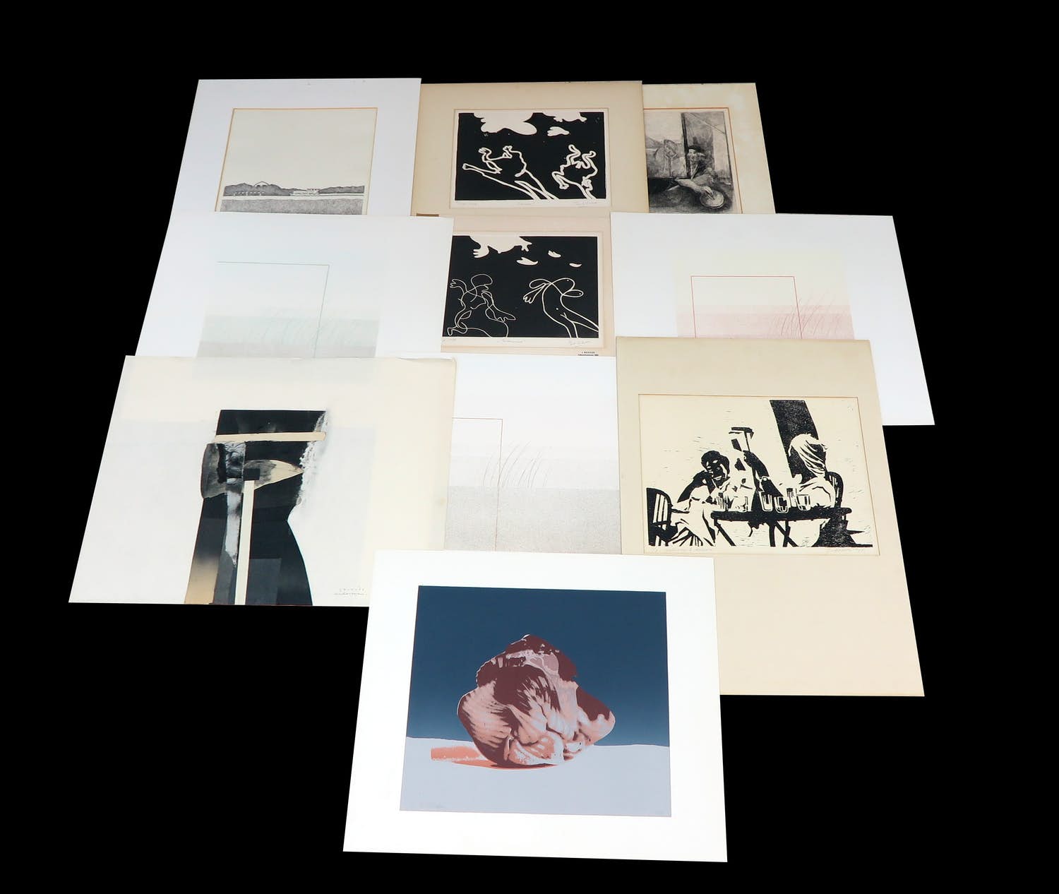 Sian Ang - en andere! - Lot van 10 werken op papier kopen? Bied vanaf 1!