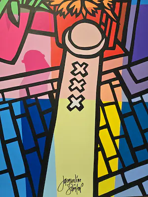 Jacqueline Schäfer - Amsterdam - handgesigneerd - 99 ex. kopen? Bied vanaf 99!