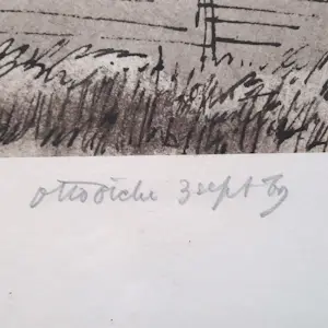 Otto Dicke - steendruk - De Schoolmeester - ingelijst - 25514 kopen? Bied vanaf 75!