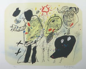 Kees Salentijn - Litho, Zonder titel - Ingelijst kopen? Bied vanaf 50!