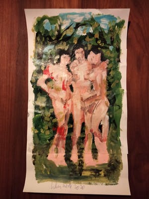 Peter Klashorst - garden of eden kopen? Bied vanaf 69!