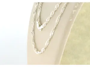 zilveren collier - 60 cm lang kopen? Bied vanaf 1!