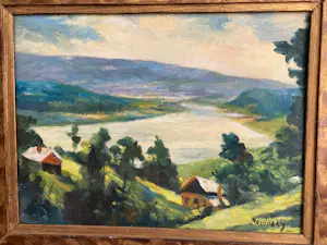 Vladimir Pavlosky - Russisch rivierlandschap van Sibirie kopen? Bied vanaf 499!