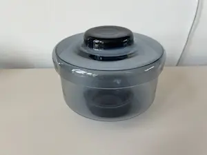 Floris Meydam - Staablauwe glazen koekdoos kopen? Bied vanaf 40!