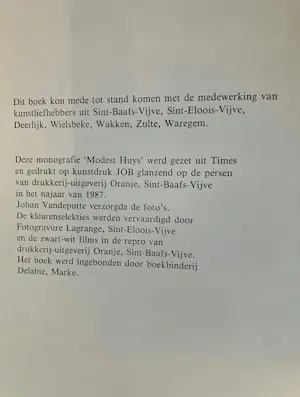 Modest Huys - Leven en werk van Modest Huys (1874-1932) kopen? Bied vanaf 33!