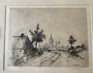 Jan Poortenaar - Dorpsgezicht / Holland kopen? Bied vanaf 55!