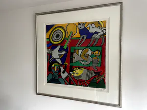 Corneille - Zeefdruk, La belle écuyère - Ingelijst (Groot) kopen? Bied vanaf 750!