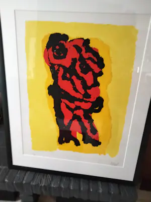Karel Appel - Personage rouge et jaune kopen? Bied vanaf 1395!