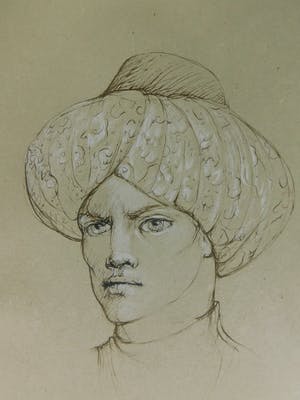 Leonor Fini - Man with turban kopen? Bied vanaf 25!