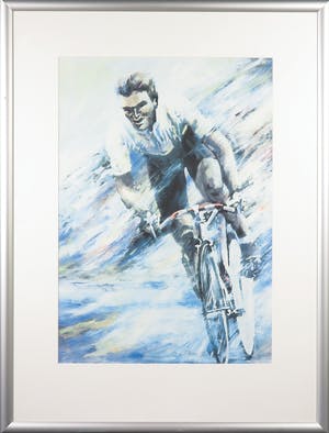 Angelique van den Born - Offset, Zonder titel - Ingelijst kopen? Bied vanaf 1!