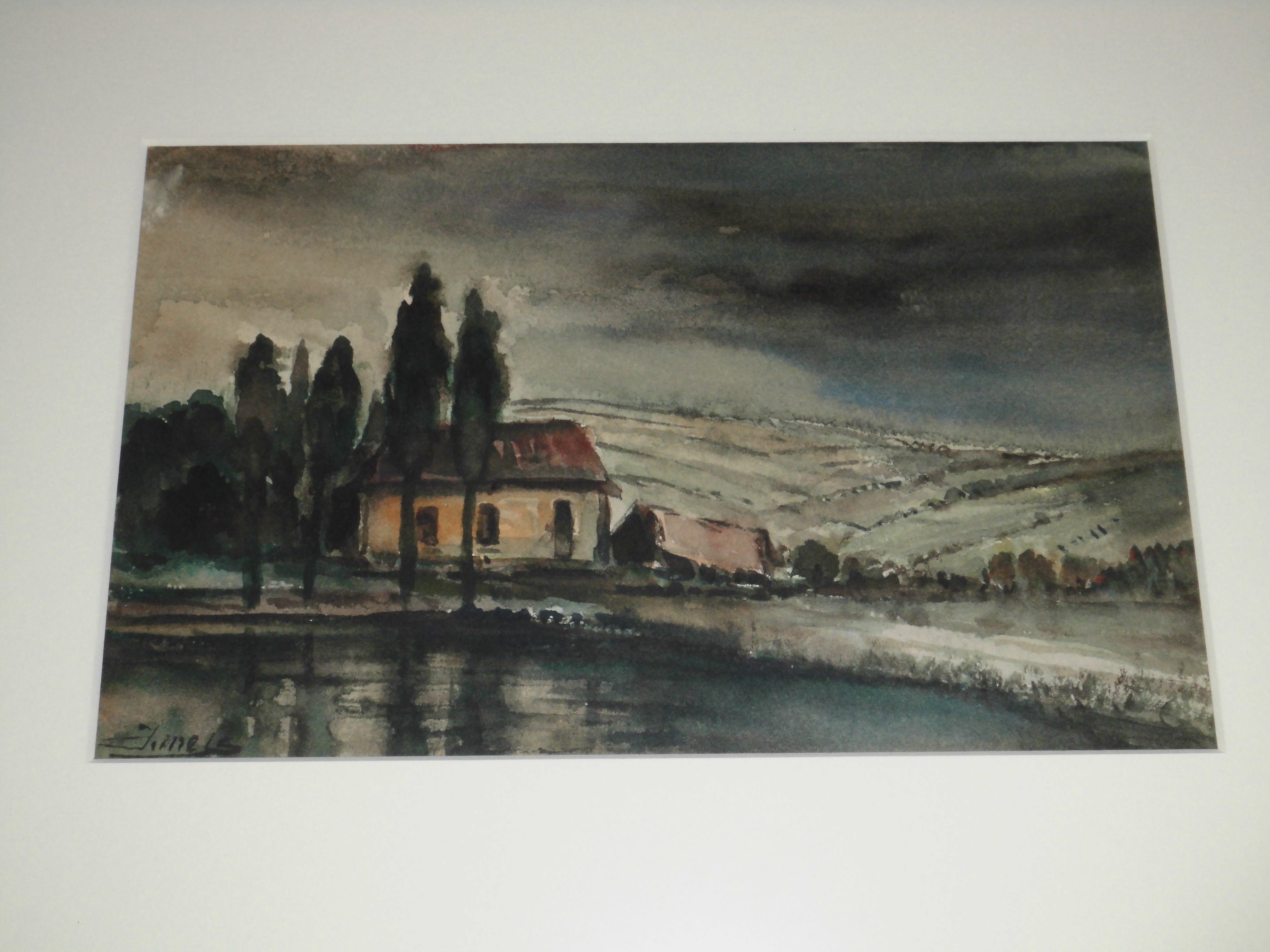 Jacques Mels - Aquarel - Landschap kopen? Bied vanaf 45!