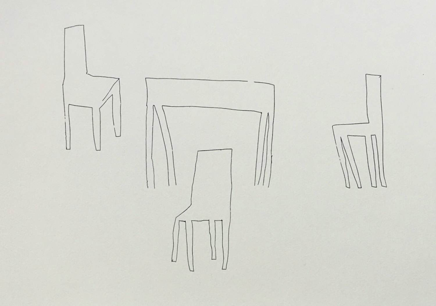 Klaas Gubbels - zeefdruk ‘Verlegen schaduwen’ - 1981. kopen? Bied vanaf 95!