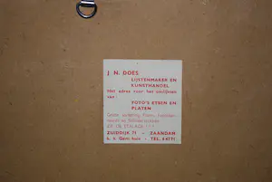 Gerrit N. Woudt - Bloemen in een gemberpotje - aquarel 1962 kopen? Bied vanaf 70!