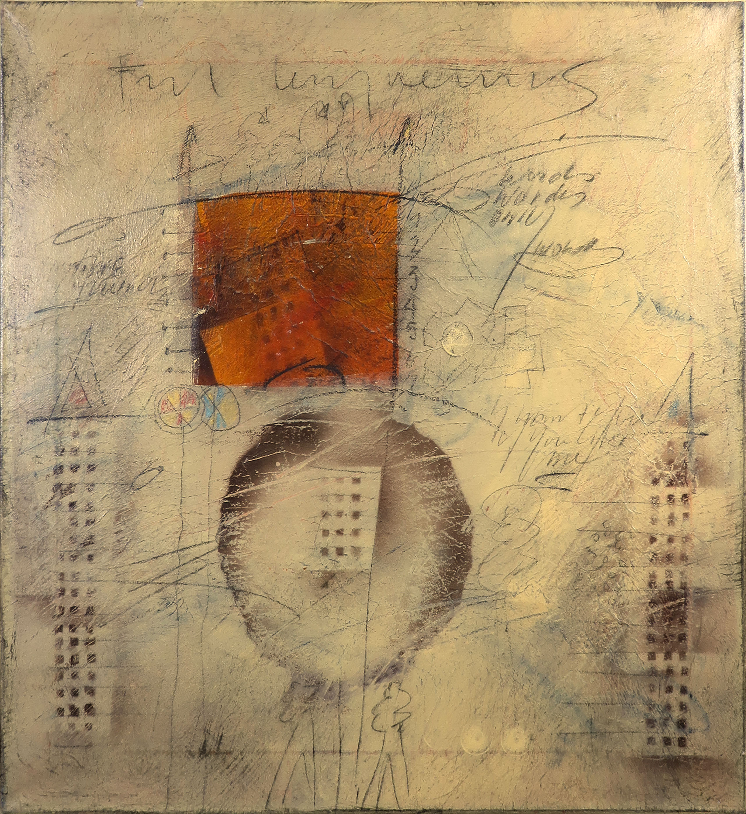 Frank Lengvenius - Olieverf op doek, I want you verkocht voor € 80!